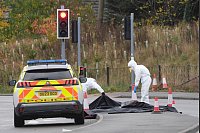 Zwei Menschen sind nach der Attacke in einem Zug weiter in Lebensgefahr. - © Joe Giddens/PA Wire/dpa