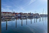 Der Hafen von Faaborg: In der Kleinstadt fand der Dichter eine große, aber unglückliche Liebe. - © Wolfgang Stelljes/dpa-tmn