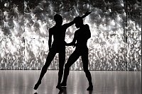 Tänzer des Semperoper Ballett während einer Generalprobe auf der Probebühne Semper 2 vor der Premiere von «Tag Team - Phase 1» am 01. April 2025 zum 200-jährigen Jubiläum des Semperoper Balletts. - © Sebastian Kahnert/dpa