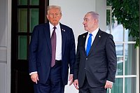 Trump machte Druck auf Israel. (Archivbild) - © Alex Brandon/AP/dpa
