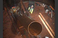 XXL-Rohreinsatz von Hamburg Wasser - © Niklas Graeber/dpa