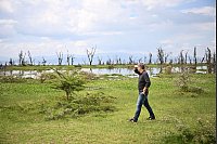 Klimafolgen - schlechte Aussichten am Naivashasee - © Sebastian Christoph Gollnow/dpa