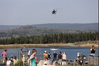 Der Brand unterhalb des Brockens im Harz ist noch nicht unter Kontrolle (Foto aktuell). - © Matthias Bein/dpa