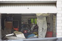 In der Garage hat der Tatverdächtige nach eigener Aussage seine Frau vergraben. - © FOTO: RAIMUND VORNBÄUMEN