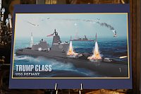 Trump k&uuml;ndigt den Bau von neuen Schlachtschiffen an. - &copy; Alex Brandon/AP