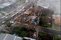 Ein Kleinflugzeug ist in der südbrasilianischen Stadt Gramado abgestürzt. - © Mateus Bruxel/AP/dpa