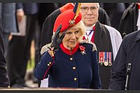 Königin Camilla besucht Zeremonie zu Ehren gefallener Soldaten in Westminster Abbey. - © Tayfun Salci/ZUMA Press Wire/dpa