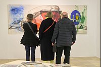 Kunst-Ausstellung «Es war einmal» mit Werken der Musiker und Maler Wolfgang Niedecken, Manfred Boecker und Rainer Gross in Koblenz eröffnet. - © Thomas Frey/dpa