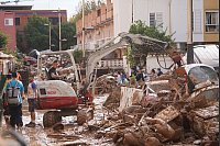 Groß sind die Zerstörungen durch die Überschwemmungen in Spanien - © Alberto Saiz/AP