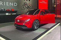 Fünftürer mit niedlicher Optik: der Mazda Vision X-Compact. - © Thomas Geiger/dpa-tmn