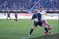 18.10.2025, Fussball, 2.Liga, Saison 2024/2025, SC Paderborn 07 - DSC Arminia Bielefeld,
Foto: Teresa Kroeger - © Teresa Kroeger