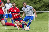 Testspiel zwischen dem Bezirksligisten SC Bad Salzuflen und dem Lemgoer A-Ligisten SG H&ouml;rstmar-Lieme. Die Kurst&auml;dter behielten mit 2:1 die Oberhand. - &copy; Egon Penner