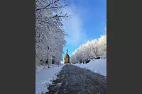 Am Hermannsdenkmal herrscht sch&ouml;nstes Winterwetter. - &copy; Helga Stahl-Krug