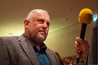 Werner Loke von den Grünen schied als dritter Kandidat um das Amt bereits im ersten Wahlgang aus - © Torben Gocke