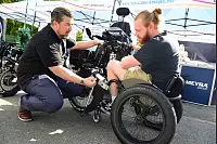 Impressionen vom ”SmileDay" 2023. Zum ersten Mal veranstaltete das Vitalzentrum Kühlmuss & Grabbe eine Art Hausmesse. Schauplatz war die Unternehmenszentrale an der Sylbeckestraße in Detmold. - © Nicole Ellerbrake