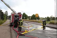 Feuer bei "Planen und Bauen" - © Till Brand