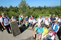 Am ersten Tag ging es für die 17-köpfige Wandergruppe von Horn-Bad Meinberg nach Bad Driburg. - © Niklas Böhmer