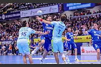 So lief das DHB-Achtelfinale TBV Lemgo Lippe - VfL Gummersbach. - © Paul Cohen