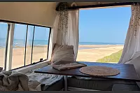 Kürzlich war die Gütersloher Familie Grant erstmals mit dem neu ausgebauten Bulli unterwegs: Mehr als 7.000 Kilometer ging es bis nach Andalusien. - © Vanessa Grant