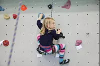 Klettern in der Sporthalle des DBB. - © Vera Gerstendorf-Welle