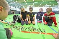 Klettern in der Sporthalle des DBB. - © Vera Gerstendorf-Welle