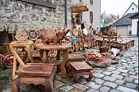Besucher trotzen beim Bardentreff und Kl&auml;schen in Horn dem Regen. - &copy; Raphael Bartling