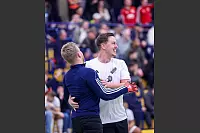 &Uuml;berraschung knapp verpasst: Die TSG Holzhausen-S., hier mit Tim Bertram (rechts) und Andre Swoboda, sorgte f&uuml;r Aufsehen. - &copy; Paul Cohen