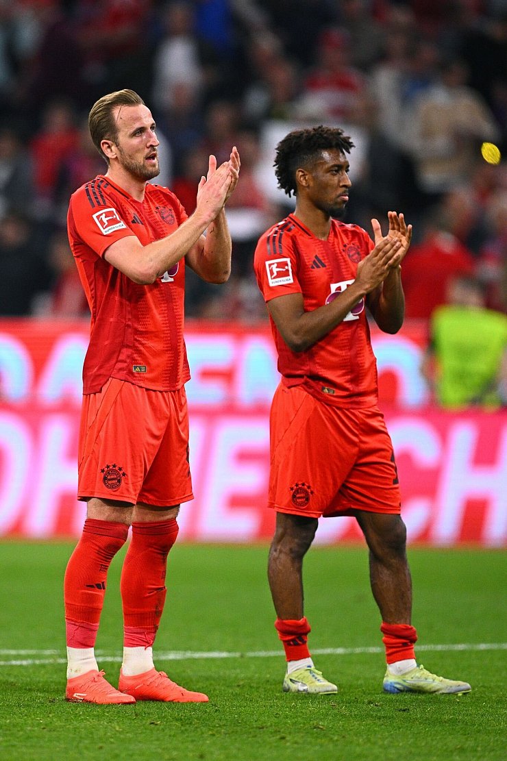 Harry Kane (l) ist gesetzt, Kingsley Coman wieder eine Alternative. - © Tom Weller/dpa