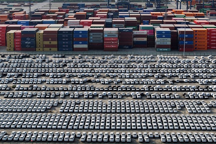 China könnte wegen der Zölle Ausweichmärkte für seine Produkte suchen. - © Uncredited/CHINATOPIX/AP/dpa