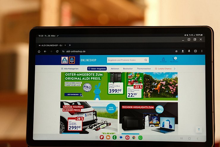 Der Aldi-Onlineshop wurde 2021 gegründet. - © Georg Hilgemann/dpa
