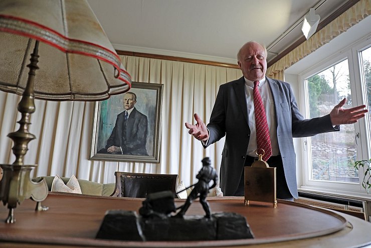 Konrad Adenauer erinnert sich noch gut daran, wie fit sein Großvater auch im hohen Alter noch war und hat keine Bedenken gegen einen Bundeskanzler Friedrich Merz (Archivbild). - © Oliver Berg/dpa