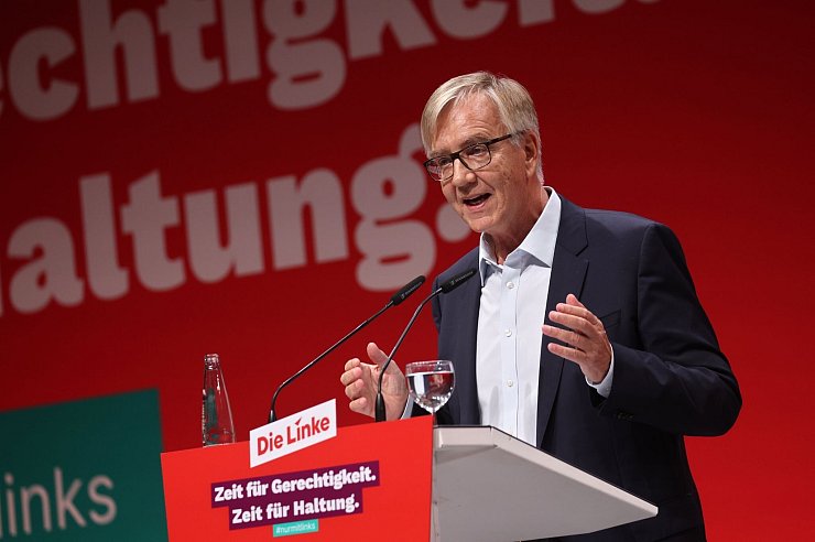 «Wir wollen ein politisches Comeback der Linken», sagt Fraktionschef Dietmar Bartsch. - © Karl-Josef Hildenbrand/dpa