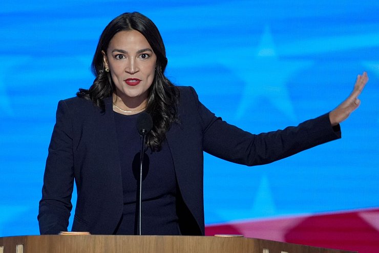 Ocasio-Cortez ist eine der bekanntesten Vertreterinnen des linken Flügels. (Archivbild) - © J. Scott Applewhite/AP/dpa