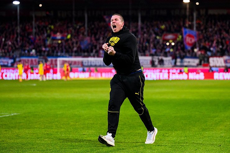 Ein Energiebündel: Mike Tullberg blieb mit Dortmund in drei Spielen ungeschlagen. - © Tom Weller/dpa