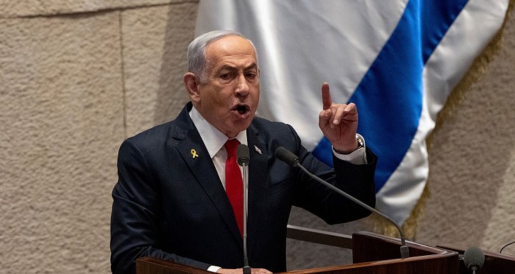 Der Internationale Strafgerichtshof hat Haftbefehl gegen Israels Regierungschef Benjamin Netanjahu wegen mutmaßlicher Kriegsverbrechen im Gaza-Krieg erlassen (Archivbild). - © Ohad Zwigenberg/AP/dpa