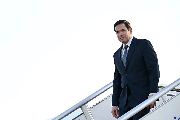 US-Außenminister Rubio wird in Israel erwartet. (Archivbild) - © Mandel Ngan/AFP Pool via AP/dpa