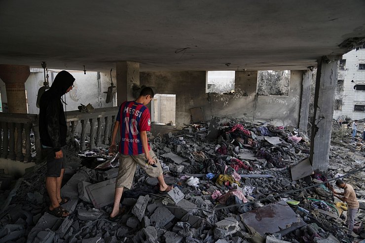 Die Verwüstungen durch den Krieg in Gaza sind verheerend. (Archivbild) - © Abdel Kareem Hana/AP/dpa