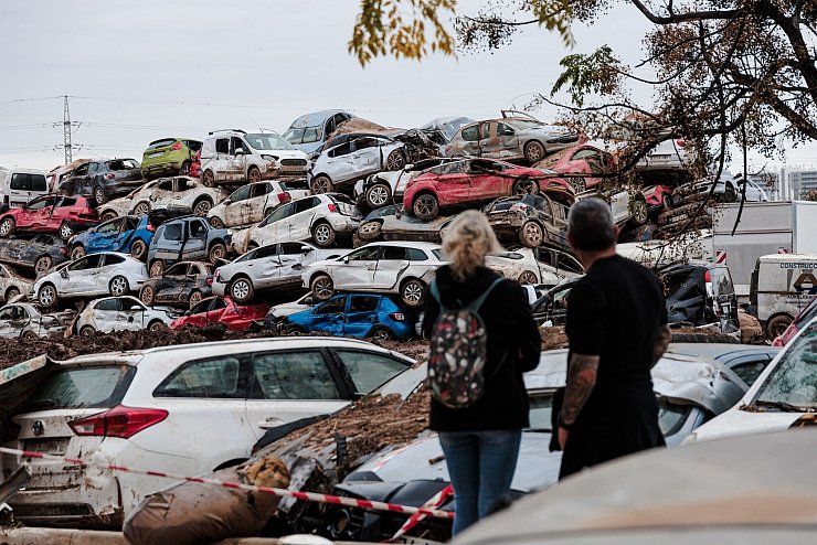 Das gewaltige Unwetter in Spanien richtete riesige Schäden an. (Archivbild) - © Carlos Luján/EUROPA PRESS/dpa