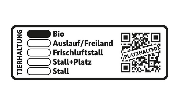 Das staatliche Logo soll zusätzliche Klarheit beim Fleischkauf bringen. (Archivbild) - © -/Bundesministerium für Ernährung und Landwirtschaft (BMEL)/dpa