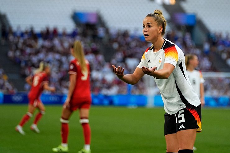 Will Revanche gegen die USA: Giulia Gwinn - &copy; Julio Cortez/AP