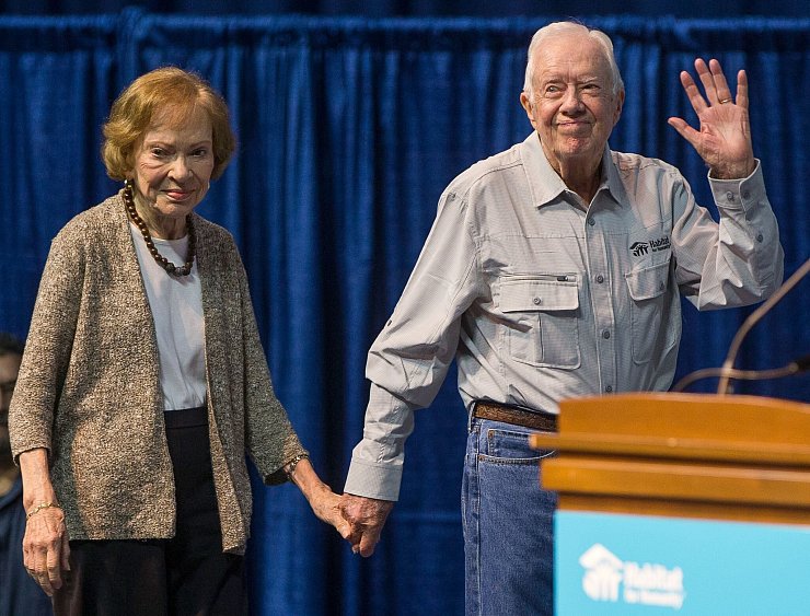 Rosalynn Carter starb vor knapp einem Jahr im Alter von 96 Jahren. (Archivbild) - © Robert Franklin/South Bend Tribune/dpa