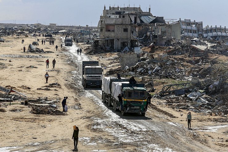 Ein Einfuhrstopp könnte dramatische Folgen für die Bewohner des Gazastreifens haben. - © Abed Rahim Khatib/dpa