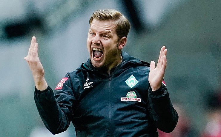 Florian Kohfeldt war von 2017 bis 2021 Cheftrainer bei Werder Bremen. - © Uwe Anspach/dpa