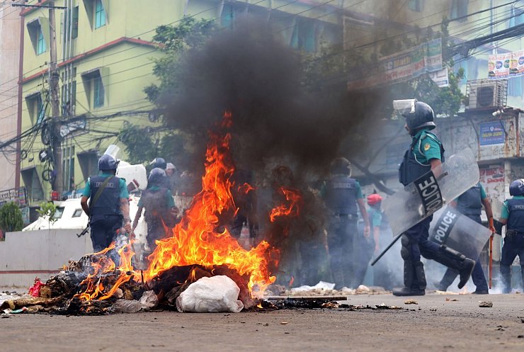 Noch ist kein Ende der Proteste in Sicht. (Archivbild) - © Mohammed Shajahan/ZUMA Press Wire/dpa