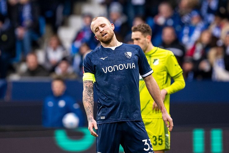 Bochum spielte entschlossen aber nicht gefährlich genug. - © David Inderlied/dpa
