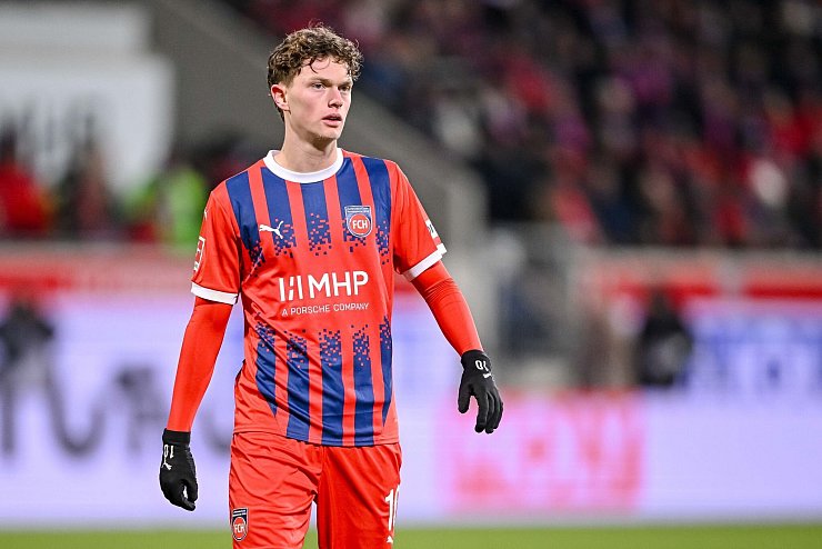 Heidenheimer Shootingstar: Der vom FC Bayern ausgeliehene Paul Wanner. - © Harry Langer/dpa
