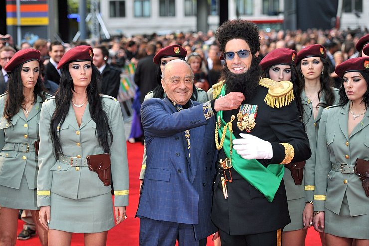 Mohamed Al Fayed (l.) galt als eine der schillerndsten Persönlichkeiten der britischen Geschäftswelt. (Achivbild) - © picture alliance / dpa
