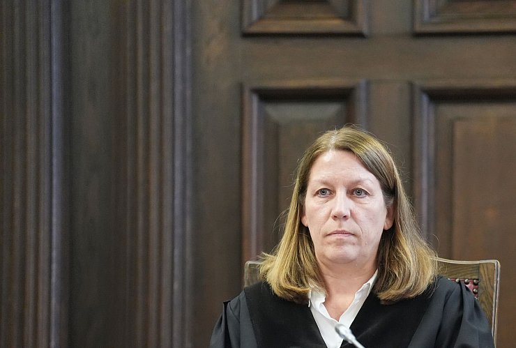 Isabel Hildebrandt ist die Vorsitzende Richterin im Prozess. - © Marcus Brandt/Pool dpa/dpa