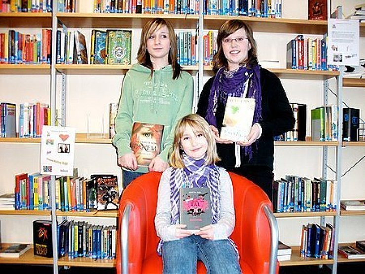 Die Bestplatzierten: Jana Paeschke (links), Georgina M. Hancy und Malena Menzel (rechts)