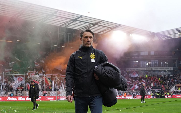 Seine Arbeitet fruchten: Dortmunds Trainer Niko Kovac. - © Marcus Brandt/dpa